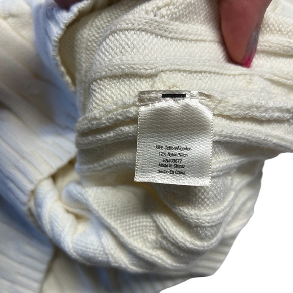 St Johns Bay NWT - Womens Cable Crew Sweater Sz PXL - Picture 4 of 4